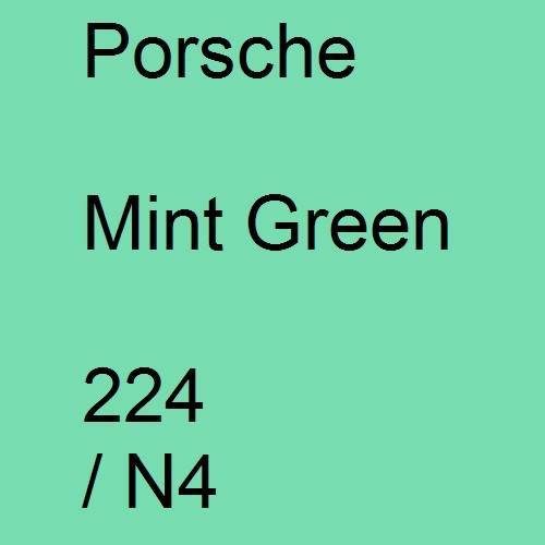 Porsche, Mint Green, 224 / N4.